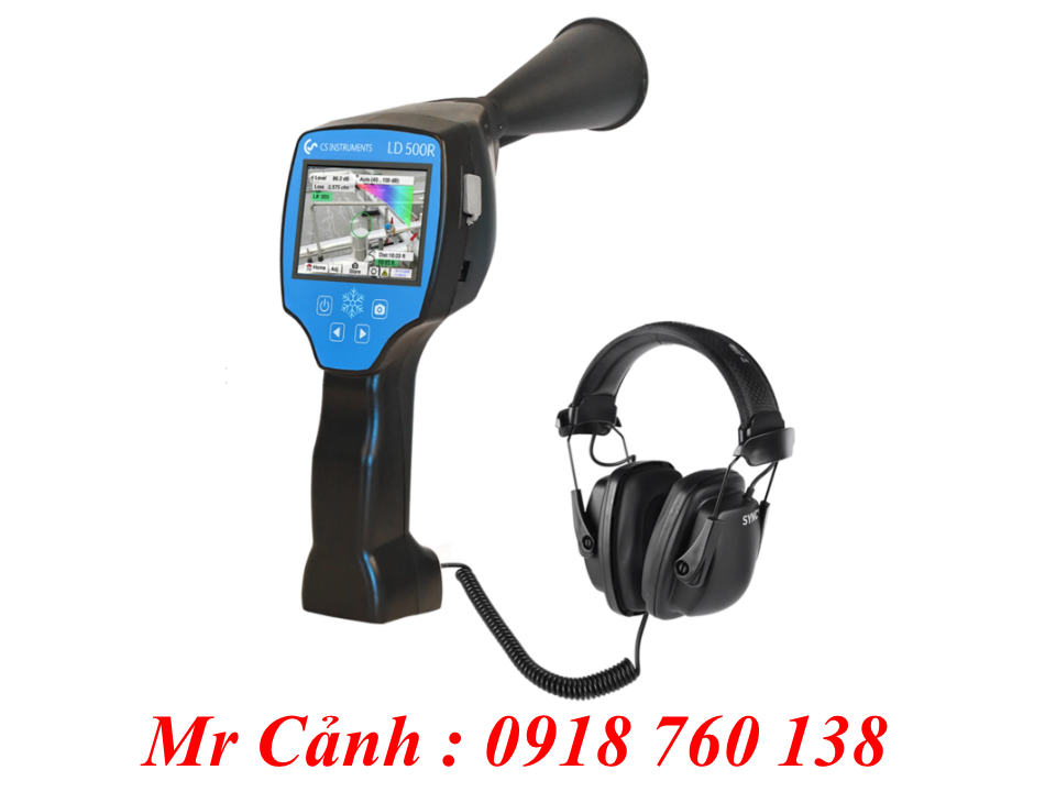 Leak Detector LD500R – Máy Dò Rò Rỉ Gas Siêu Âm Tầm Xa