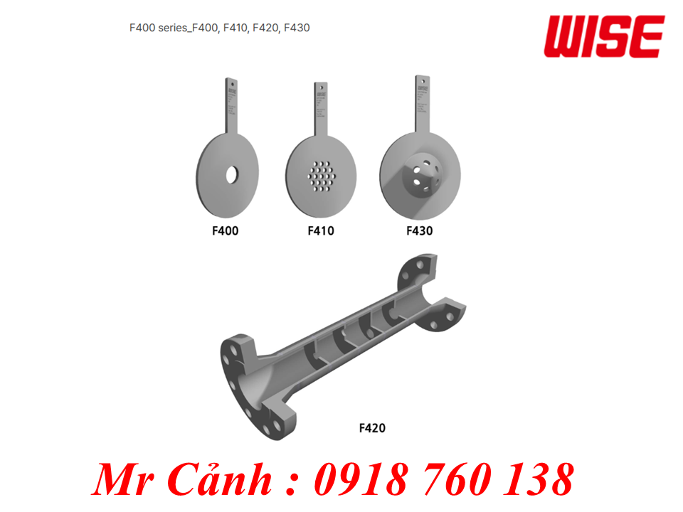 Tấm orifice F400 giảm áp suất và hạn chế lưu lượng trong đường ống