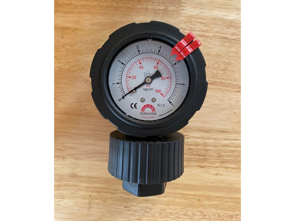 Đồng hồ áp suất màng dùng cho hóa chất Safe Gauge model GR-AC