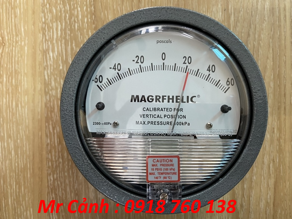 Đồng Hồ Chênh Áp Magnehelic