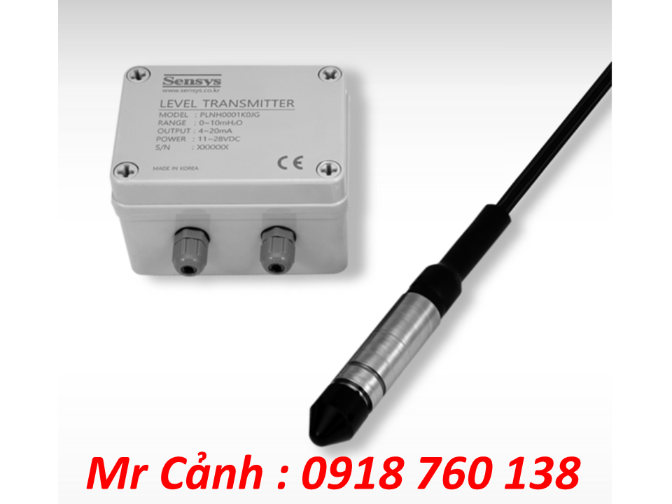 Cảm biến báo mức và độ sâu Sensys PLN/PLA