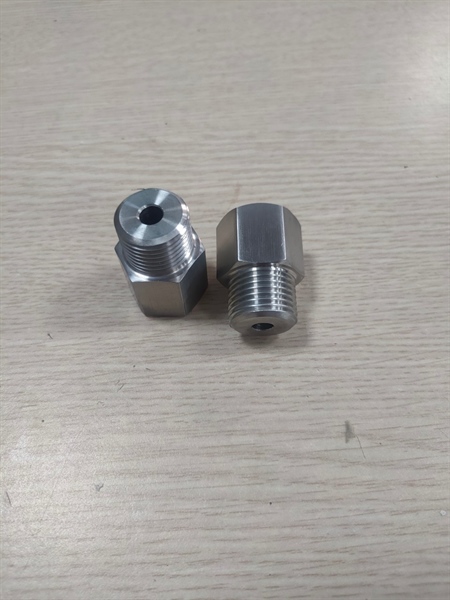 Lơ inox chuyển ren cho đồng hồ áp suất