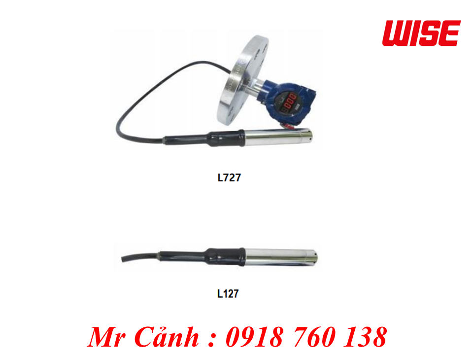 Cảm biến đo mức WISE L127 / L727 chính hãng | Level Transmitter Hàn Quốc