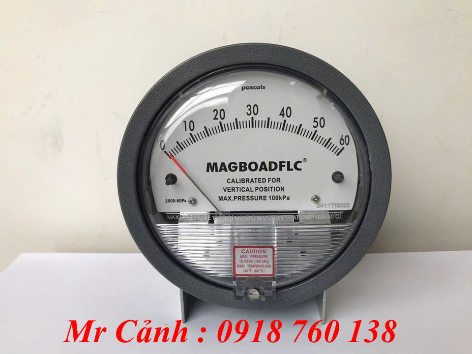 Đồng hồ chênh áp Magboadflc 