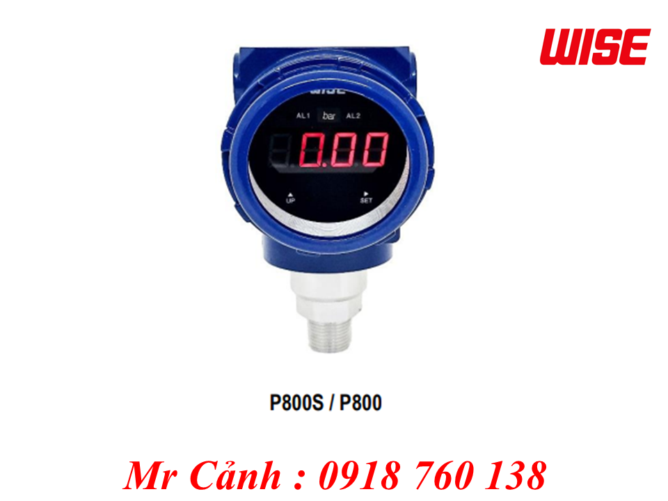 Cảm biến áp suất WISE P800S | Pressure Transmitter 4-20mA