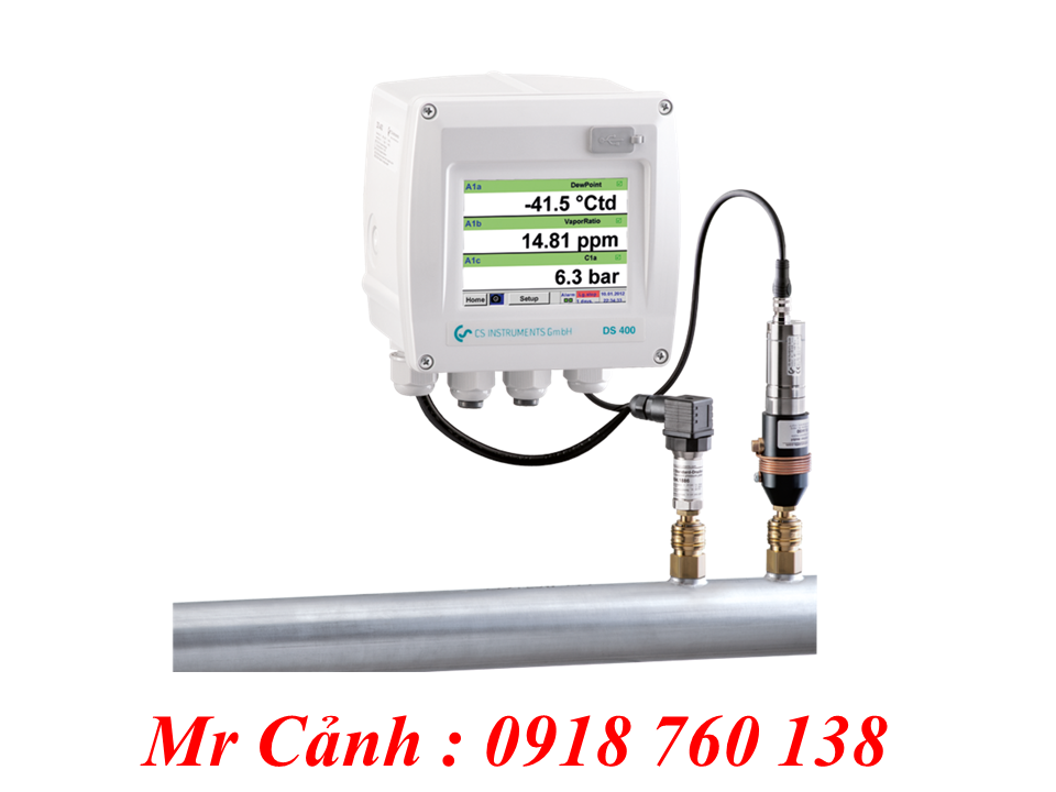 Bộ Giám Sát Điểm Sương DS 400 Cho Khí Nén Y Tế