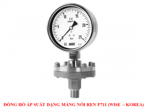 Hướng Dẫn Lắp Đặt Đồng Hồ Áp Suất Màng WISE P711 Đúng Kỹ Thuật