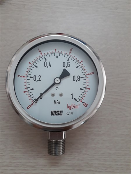Đồng hồ áp suất inox toàn bộ